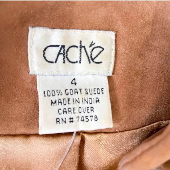 Cache • Genuine Suede Cropped Western Jacket • 4 - Picture 10 of 10